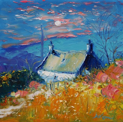 Soft Eveninglight Isle of Bute 16x16 Soft Eveninglight Isle of Bute 16x16